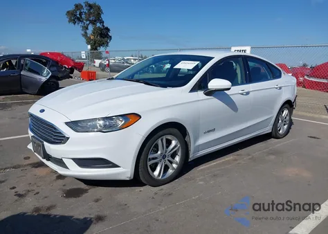 2018 Ford Fusion Hybrid Se из США, поврежденный, VIN 3FA6P0LUXJR205210